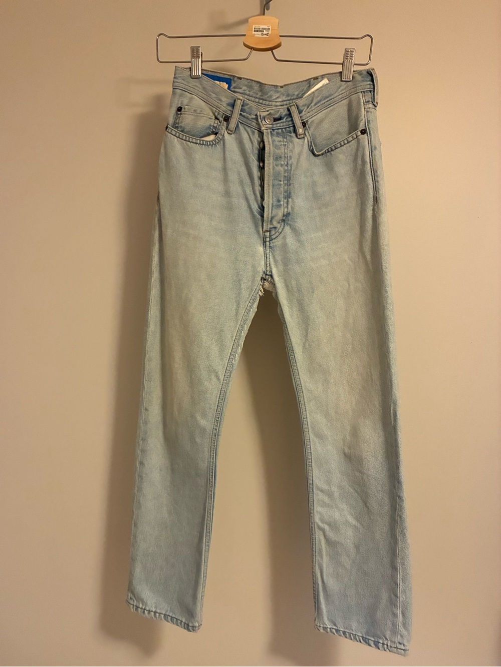 Acne Studios Log Jeans with Custom Sashiko Patches
